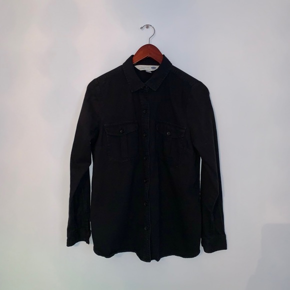 Black button down shirt - Picture 3 of 3